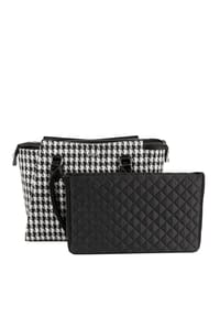 SOCHA BUSINESS BAGS CADDY LINE - Laptoptasche elegant 15.6 Zoll für Damen, Synthetik, leicht, Vollausstattung - bicolor