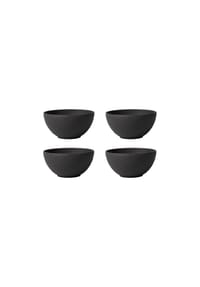 Villeroy & Boch Bol Manufacture Rock Ø 14,0 cm 4er Set schwarz - MANUFACTURE ROCK - schwarz