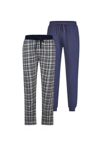 Phil & Co. Berlin - Pyjamahose Cozy Classics - kariert-marine
