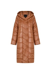 freshlions - Steppmantel Eva im schimmernden Design - beige