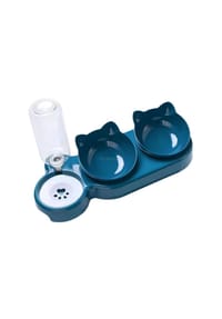 COFI - Futternapf-Set mit integriertem Wasserspender - 3in1 Trockenfutter - 