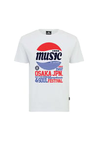 OLDSKULL - T-Shirt Asian Osaka Music Logo Graphic Traditionelles fernöstliches Motiv - Black