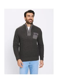 Witt - Pullover - graphit-meliert