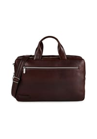 PLEVIER® Jimmy - Jimmy Aktentasche Leder 31 cm Laptopfach - braun