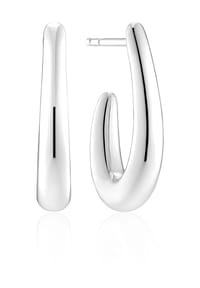 SIF JAKOBS JEWELLERY - Damen Creolen "Goccia Pianura Piccolo", 925er Silber - SILBER