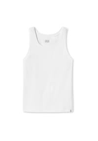 SCHIESSER - Long Life Soft Tank Top, Rundhals-Ausschnitt, uni, für Herren - 001 BLSCHW