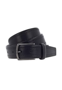 Vanzetti - Gürtel Leder - anthracite