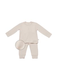 biorganic - Sweatshirt und Hose, Modal/Bio-Baumwolle, unisex - Beige