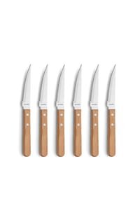 Amefa 6-tlg. Steakmesser Set - Pizza - holz