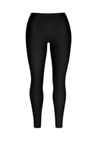 mey - Noblesse Leggings, Baumwolle, flacher Bund, uni, für Damen - schwarz