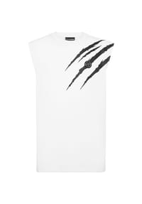 PLEIN SPORT - Tank-Top SCRATCH - black