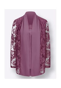 Sieh an! - 2-in-1-Bluse - schwarz