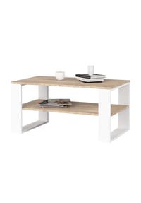 Akord - Alex Couchtisch - artisan-eiche/schwarz