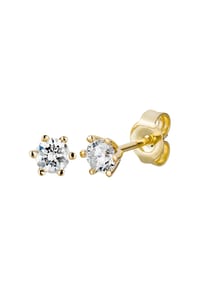 Orolino - Ohrringe 585/- Gold 2 Brillant 0,50ct. - gelb