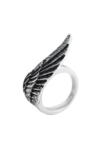 Adelia's - Unisex Ring aus Edelstahl - silber