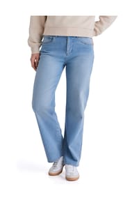 STOOKER® - MARY DENIM Damen 5-Pocket-Jeans lang - light blue random