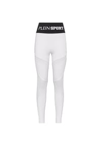 PLEIN SPORT - Leggings MULTICUT - white