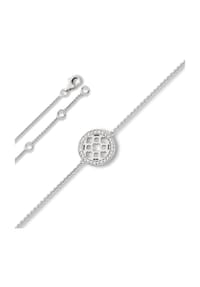 ONE ELEMENT Shine Bright Line - Zirkonia Symbol Armband aus 925 Silber   18 cm - silber