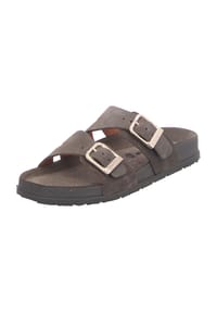 Tamaris - Pantoletten - BLACK LEATHER