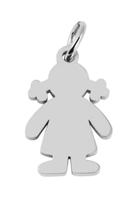 Adelia's Bold Style - Anhänger aus Edelstahl - silber