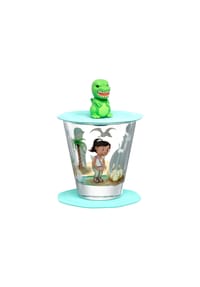 LEONARDO Trink-Set, Dino, 215 ml, 3-teilig - BAMBINI AVVENTURA - MEHRFARBIG