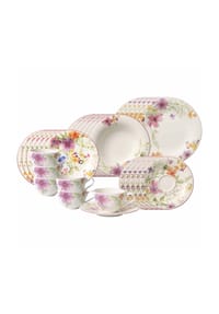 Villeroy & Boch Kombiservice Mariefleur Basic 30er Set bunt - MARIEFLEUR BASIC - bunt