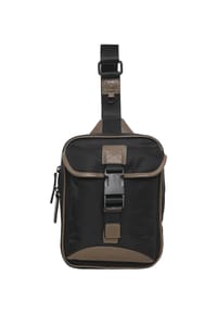GALERIA - Umhängetasche, Zweiwegereißverschluss - BLACK & KHAKI