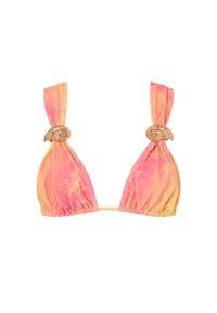 MODA MINX - Bikinioberteil Nautilus Shell mit tollen Muschel-Elementen - orange