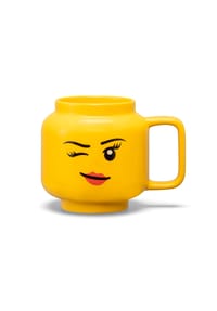 LEGO® - LEGO Becher Large Winking Girl, Keramik, 530 ml - mehrfarbig