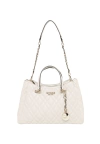 GUESS - Schultertasche, Kunstleder, Reißverschluss, für Damen - BLABLACK