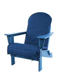 Aspero® - Gartenstuhl Adirondack mit Auflage - Anthrazit