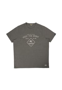 ROADSIGN® australia - Herren T-Shirt EST. 1985 klassisches Streifenmuster für entspannte Casual-Looks - oliv