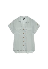 VERO MODA® - Hemdbluse, Brusttaschen, für Damen - 175598005 SNOW WH