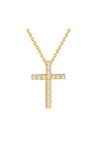 Rafaela Donata - Damen Kette aus 925/- Sterling Silber in Gelbgold mit Zirkonia - gelbgold