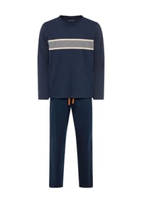 SCHIESSER - 183591_Schlafanzug lang, 801 ADMIRAL, 50 - 801 ADMIRAL