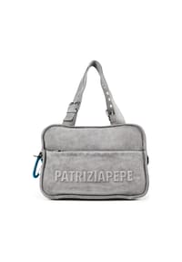 PATRIZIA PEPE (Im)Perfection - (Im)Perfection Schultertasche Leder 35 cm - bluish gray
