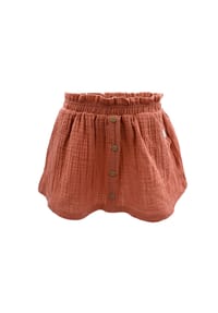 maximo® - GOTS MINI GIRL-Rock,  Musselinstoff - beigemeliert