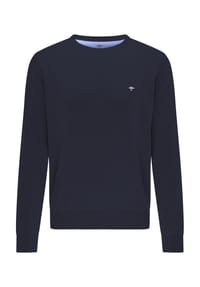 FYNCH-HATTON® - Pullover, Baumwolle, Rippbündchen, für Herren - 936  STEEL