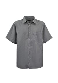 LAVECCHIA - Herren Kurzarmhemd HKA19 - Black-White