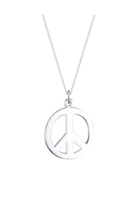elli. - Halskette Boho Peace Zeichen 925 Sterling Silber - Gold