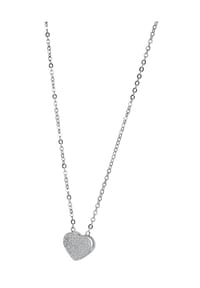 Adelia's Heart Collection - Halskette mit Anhänger – Herz aus 925 Silber - silber