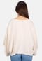 Seasons of April Damen MATHILDA MUSSELIN OVERSIZED Kurze Musselin Bluse, Boho, Bordüre, Oversized aus Baumwolle One Size Bild 3