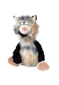 sigikid® - Kuscheltier Kiez Mauz, BeastsTown ,  für Erwachsene und Kinder - beige/schwarz/weiß