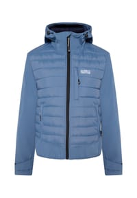 GLOBETROTTER - Hybridjacke OUTDOOR, Kapuze, für Herren - BLUE HORIZON