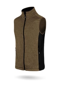 normani® - Herren Strick-Fleeceweste Shamattawa - Anthrazit