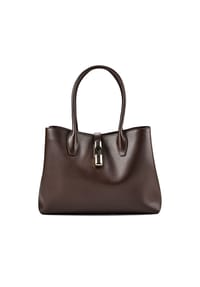 FURLA Goccia - Goccia Shopper Tasche M Leder 33 cm - ink blue