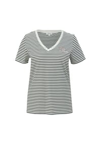 s.Oliver - T-Shirt, V-Ausschnitt, für Damen - 25G0  ORANGE