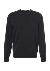 GALERIA - Seide-Cashmere Pullover, Rippbündchen, für Herren - 4 ANTHRA 75478