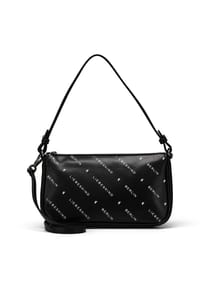 LIEBESKIND Monogram - Monogram Schultertasche Leder 23.5 cm - black