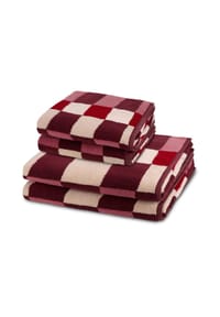 ROSS® 2 X Handtuch 2 X Duschtuch im Set Three Stars - Three Stars - Anthrazit